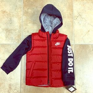 Boys Nike Sweatshirt/Vest Combo - New With Tag